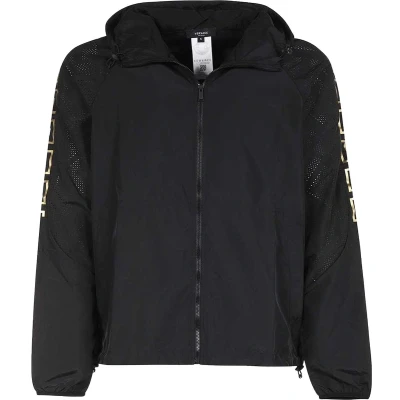 Afbeelding van Lightweight Full Zip Jacket with Hood and Long Sleeves Black