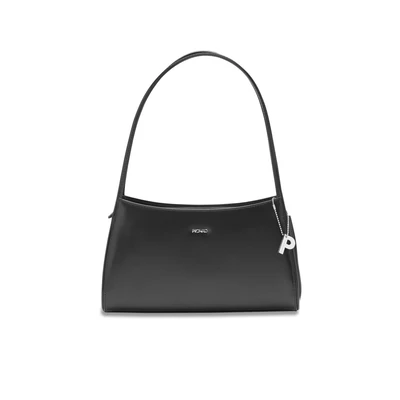 Afbeelding van Picard dames schoudertas Berlin van echt leer medium breedte 13,5 cm hoogte 27 lengte met magneetsluiting dagelijks gebruik, uitgaan, zwart, 27x27x14, tassen