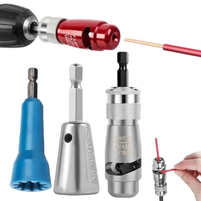 Afbeelding van Blendixy WiringPro™ Wire Stripping Tool &amp; Twisting Connector, Stripper,Wiring Pro Stripper for Drill,Wire and Tool,Wire Twister Drill (2.5Square)