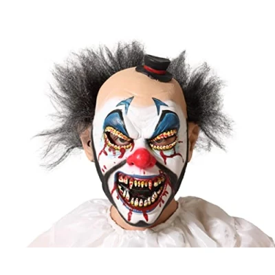 Afbeelding van Helloween Masker Halloween kwade clown Latex