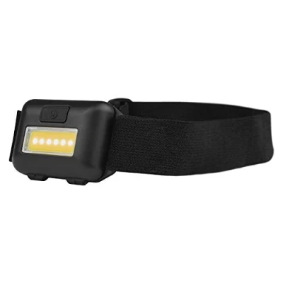Afbeelding van EMOS Mini hoofdlamp voor kinderen met 40 stuks lichtduur, COB LED helderheid 110lm, 15m lichtbereik en 3 lichtmodi, schokbestendige hoofdlamp, werkt op batterijen