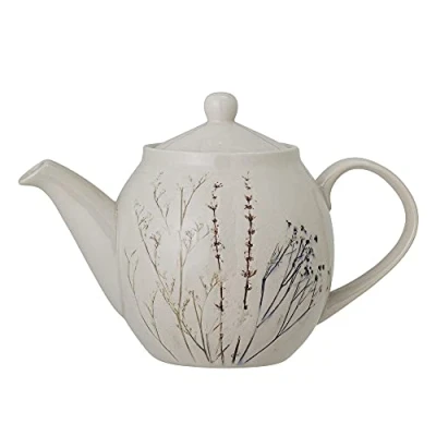 Afbeelding van Bloomingville Theepot Bea, natuurlijke kleuren, keramiek