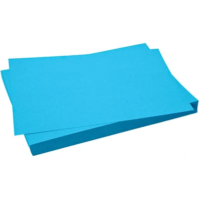 Afbeelding van Creativ Company Gekleurd Karton Turquoise 270gr, 100 Vellen