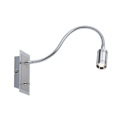 Afbeelding van Paulmann LED wandlamp Zylindro 2,5W, chroom