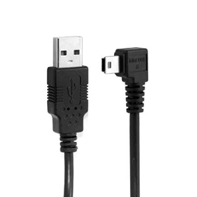 Afbeelding van ChenYang Mini USB B 5pin Mannelijk Links Hoek 90 graden naar 2.0 mannelijke datakabel 6ft 1.8m