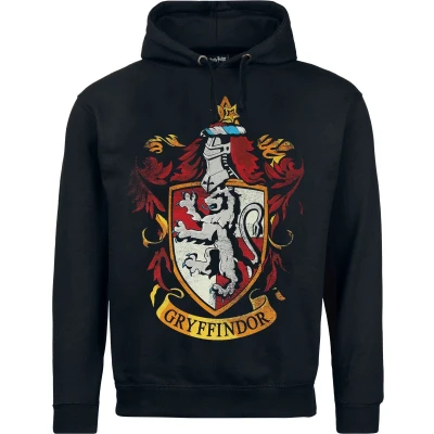 Afbeelding van Harry Potter Gryffindor Trui met capuchon zwart S Heren