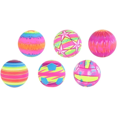 Afbeelding van Gametime Bal Neon in Net, 10cm