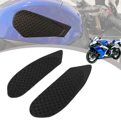 Afbeelding van motorfiets tankpad, brandstoftank tractiepads antislip gas tank pad tractie zijkant knie grip sticker voor GSXR 600 750 2006 2007