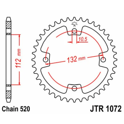 Afbeelding van Rek JT JTR1072,38