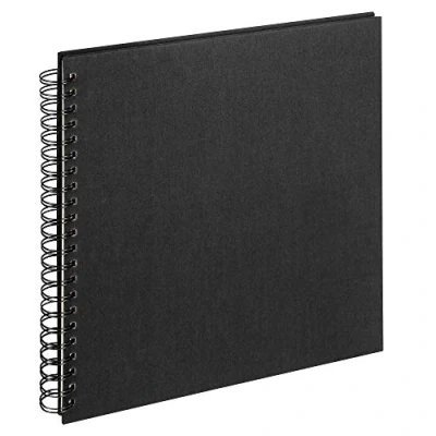 Afbeelding van walther design SA 510 B Spiralalbum Cloth, schwarz, 30 x cm