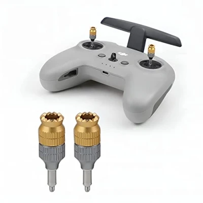 Afbeelding van HYGJ Prodrocam Verlengbare Joystick voor DJI FPV Afstandsbediening Metalen Duimstok Drone Controller Accessoires Hogere Gevoeligheid en Verstelbare Lengte (1 paar)