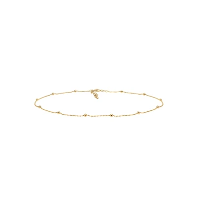 Afbeelding van Elli Dames Choker Basis Bollen in 925 Sterling Zilver
