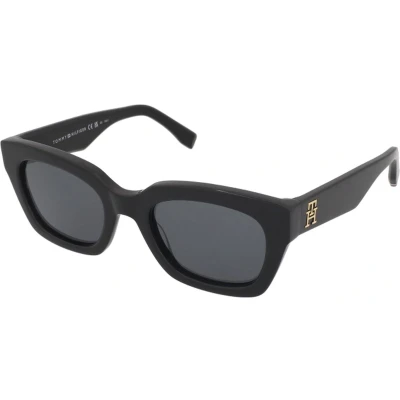 Afbeelding van Tommy Hilfiger Zonnebril, Dames, Maat: 51, Black