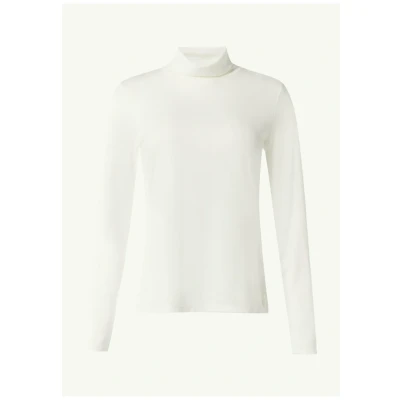 Afbeelding van comma Longsleeve, Dames, Maat: 36, Weiß