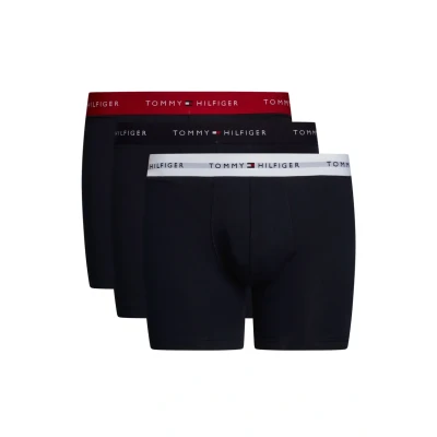 Afbeelding van Tommy Hilfiger Heren 3P Boxer Brief Wb UM0UM02765, Brief, Wit, S, Wit (Primair Rood/Wit/Woestijnhemel), S