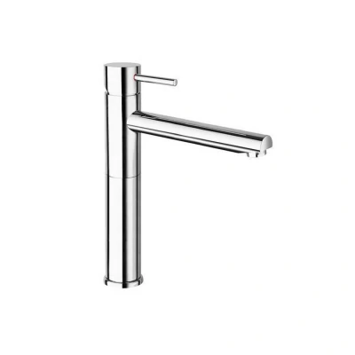 Afbeelding van Wastafelmengkraan Sapho Rhapsody 1 hendel Recht Hoog 29.2 cm Chroom