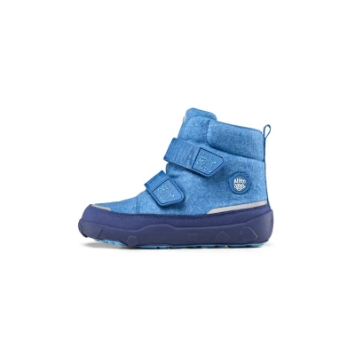 Afbeelding van Affenzahn Comfy Babyschoenen voor kinderen, Maat: 23, Dunkelblau Wol