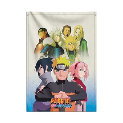 Afbeelding van Grupo Erik Wallscroll Naruto Wall art Poster Decor Woonkamer van stof 70x100 cm