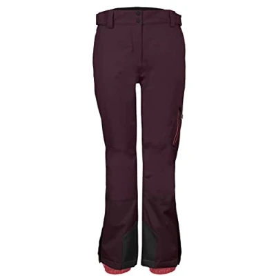 Afbeelding van Killtec Dames functionele broek/skibroek met randbescherming en sneeuwvanger KSW 138 WMN SKI PNTS, donkerpruim, 34, 38868 000