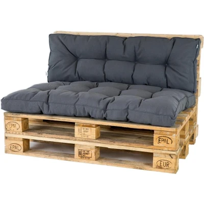 Afbeelding van Palletkussen Hartman Casual Sealgrey (120 x 80 cm)