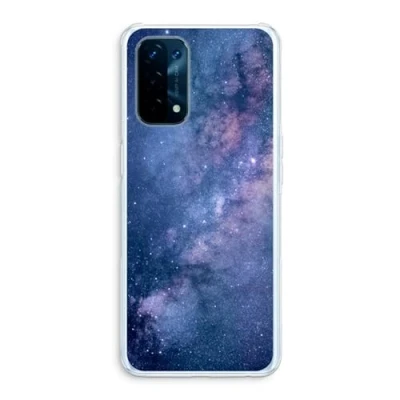 Afbeelding van Case Company® hoesje geschikt voor Oppo A74 5G Nebula Soft Cover Telefoonhoesje Bescherming aan alle Kanten en Schermrand