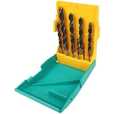 Afbeelding van Heller 24646 0 Hout spiraalboorset 10 delig 3 mm, 4 5 6 7 8 9 11 12 mm Cilinderschac
