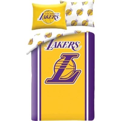 Afbeelding van Lakers Dekbedovertrek 140 x 200 cm 70 90 polyester Geel