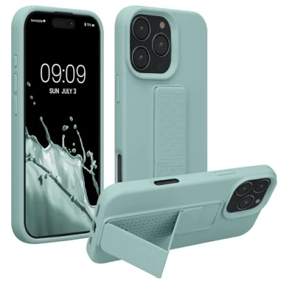 Afbeelding van kwmobile back cover voor smartphone Compatibel met Apple iPhone 16 Pro Max 1x beschermhoesje van kunststof In mintgroen