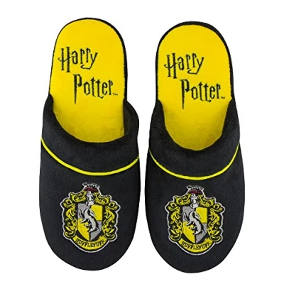 Afbeelding van Harry Potter Sloffen S/M Hufflepuff Zwart/Geel
