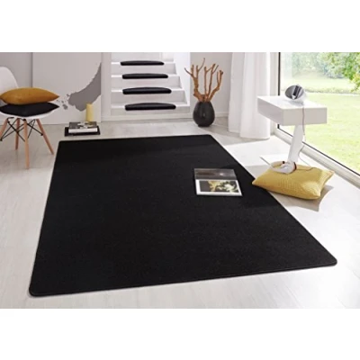 Afbeelding van Laagpolig Vloerkleed cy 160x240cm Zwart Modern 123vloerkleed.nl is de online webshop voor vloerkleden en woonaccessoires.