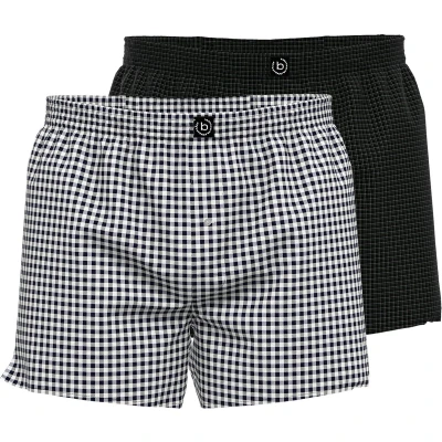 Afbeelding van bugatti 2 PACK WEB Boxershort, Heren, Maat: Medium, Schwarz