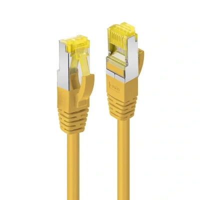 Afbeelding van Lindy 1,5m RJ45 S/FTP LSZH netwerkkabel, gele Cat.6A stekker, Cat.7 ruwe kabel (S/FTP, CAT6a, 1.50 m), Netwerkkabel