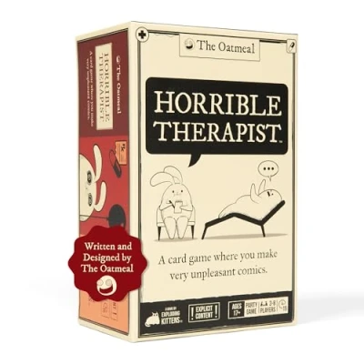 Afbeelding van Exploding Kittens Horrible Therapist: Core Game Edition Hilarious Adult Card for 3 8 Players, Ages 17+ Party Games &amp; Family Night Fun
