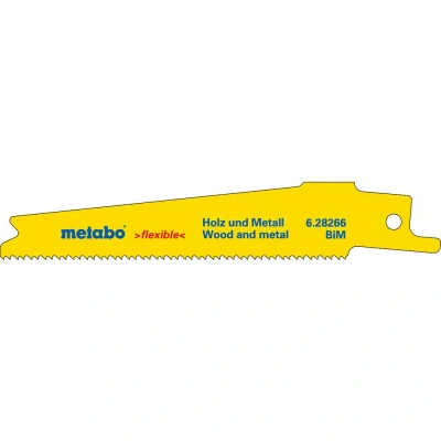 Afbeelding van Metabo 628266000 Reciprozaagblad 100 X 14 18TPI Hout/Metaal (5st)