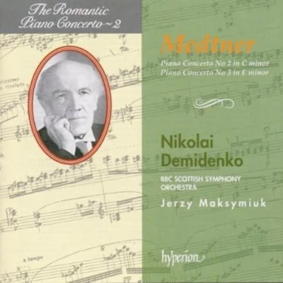 Afbeelding van Nikolai Demidenko, BBC Scottish Symphony Orchestra, Jerzy Maksymiuk Medtner: Romantic Piano Concerto Vol 2 (CD)