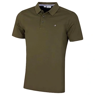 Afbeelding van Calvin Klein Campus poloshirt voor heren Olijfgroen L