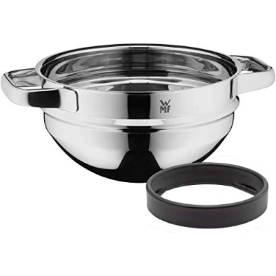 Afbeelding van WMF Compact Cuisine waterbadkom 20 cm stapelbaar, mengkom voor waterbad, Cromargan gepolijst roestvrij staal, vaatwasmachinebestendig