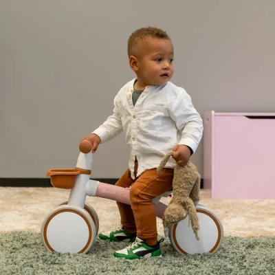 Afbeelding van Bandits &amp; Angels loopfiets First Rider pink 1 jaar meisjes metaal roze