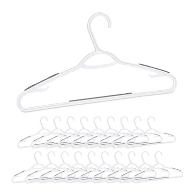 Afbeelding van Relaxdays kleerhangers kunststof kledinghangers antislip 20 stuks klerenhangers
