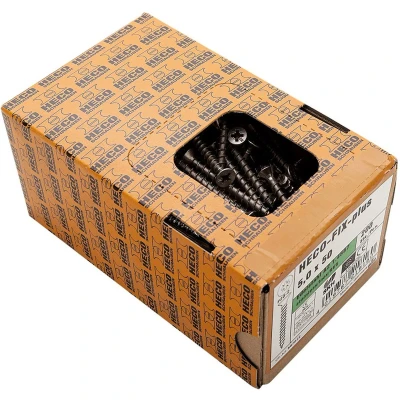 Afbeelding van Heco 59260641 Fix plus Spaanplaatschroef RVS Verzonken Deeldraad Pozidriv PZ3 6 x 120mm (100st)