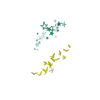 Afbeelding van Sizzix Thinlits stanssjablonen set vogels en sterren van Pete Hughes, Andere, zilver, 26 x 13 0.2 cm
