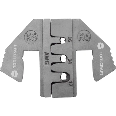Afbeelding van TOOLCRAFT PLE 0K6 Krimp onderdelen Geschikt voor connector: DUITS Krimpbereik AWG: 12 tot 16 AWG merk: TO