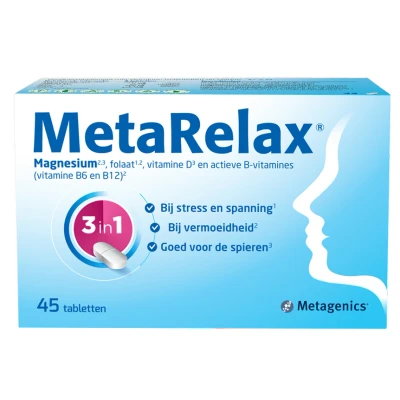 Afbeelding van 2x Metagenics MetaRelax 45 tabletten