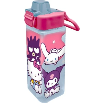 Afbeelding van Kids Licensing Hello Kitty &amp; Friends PP fles, vierkant, 500 ml