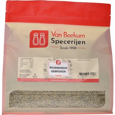 Afbeelding van Van Beekum Specerijen Rozemarijn Gebroken 700 gram (hersluitbare stazak)