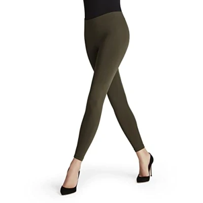 Afbeelding van FALKE Dames Legging Seamless W LE Ondoorzichtig eenkleurig 1 Paar, Groen (Military 7826), L 44 46