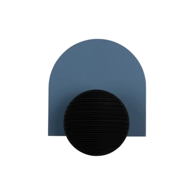 Afbeelding van Present Time Coat Hanger Single Knob Classic blue
