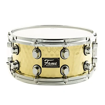 Afbeelding van Fame FSB 65 Hammered Brass Snare 14&quot;x6,5&quot; drum