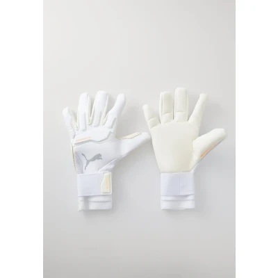 Afbeelding van Puma Ultra Ultimate Hybrid Unisex Keepershandschoenen, Maat: 7, White/silvercoloured/heat fire