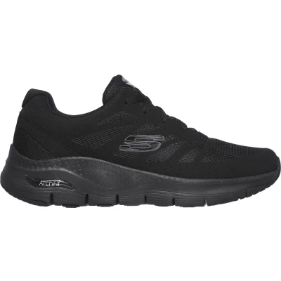 Afbeelding van Skechers Sneakers laag, Heren, Maat: 44, Schwarz Textiel